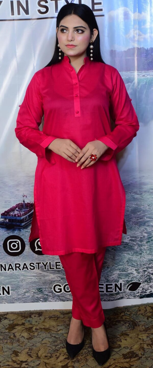 lawn two piece suit (ds02bpr) - Image 6