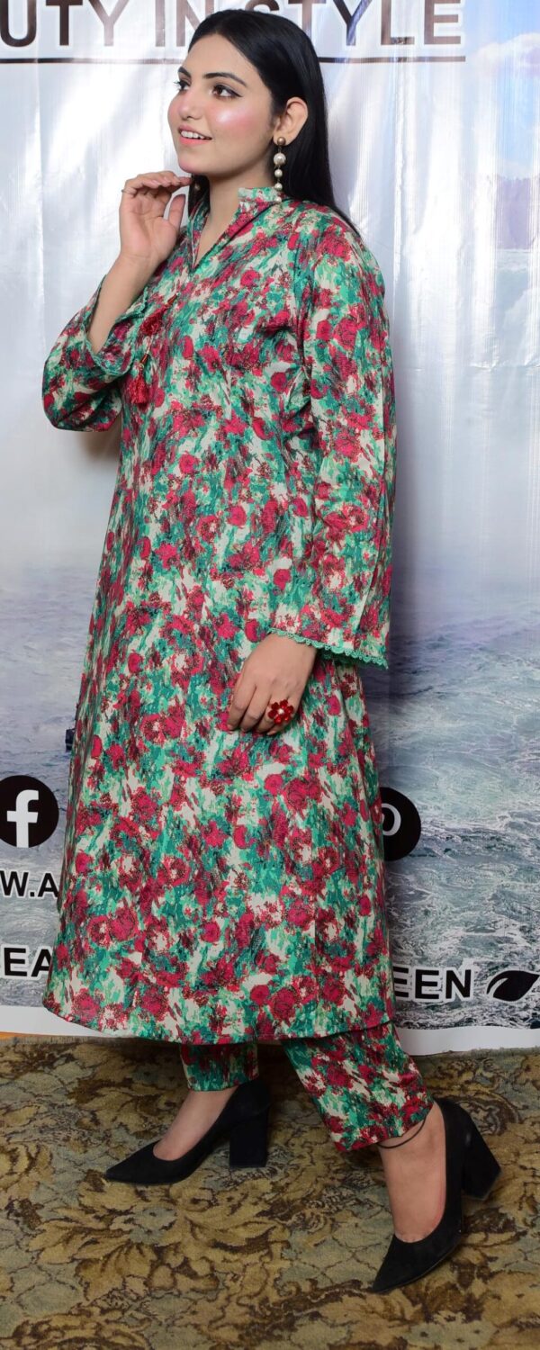 Lawn Long Shirt 2 Piece (DS03CPT) - Image 4