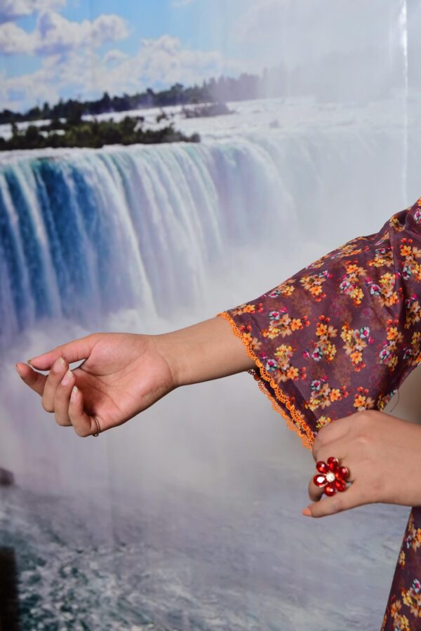 Lawn Long Shirt 2 Piece (DS03CPT) - Image 8