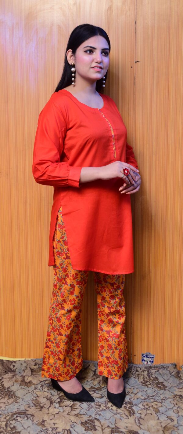 Anara Lawn Short Dress(DS02RRR) - Image 2