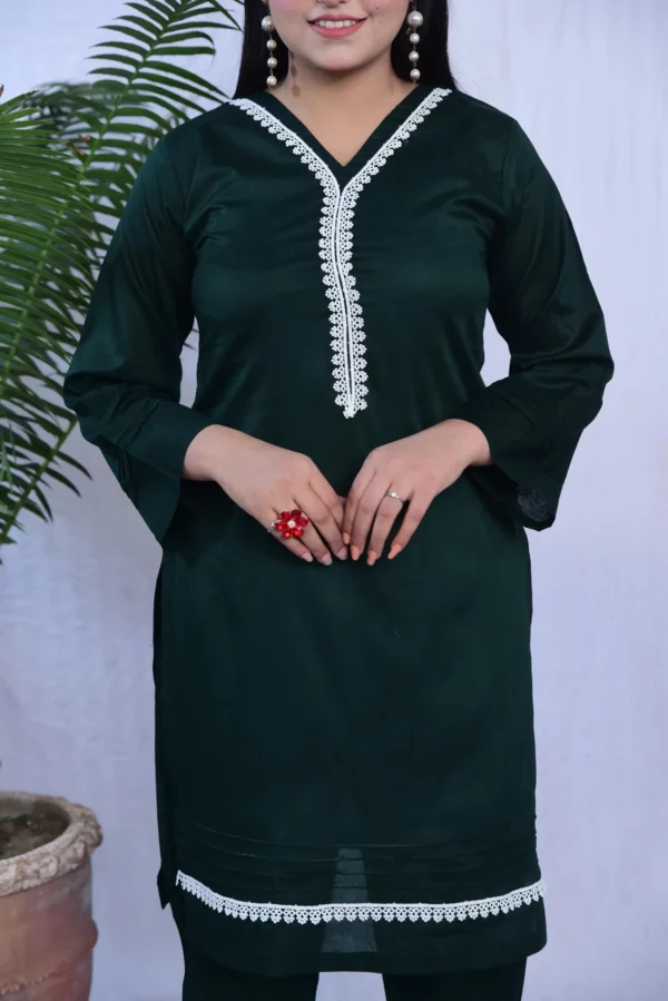 Two Piece Lawn dress (DS02BGM) - Image 7