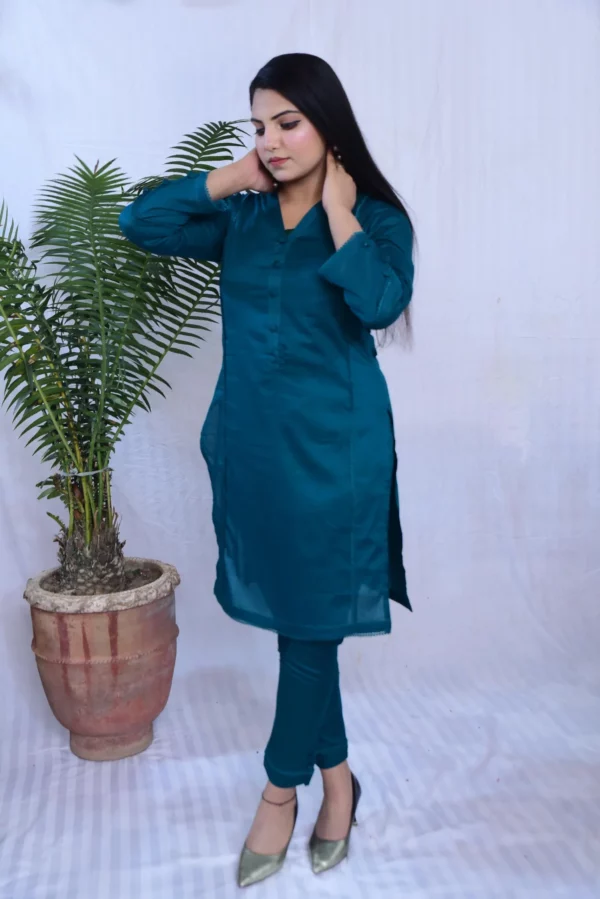 Two Piece Stitched Lawn(DS01YCB) - Image 15