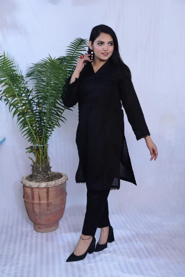 Two Piece Stitched Lawn(DS01YCB) - Image 6
