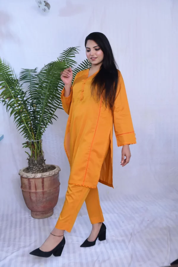 Two Piece Stitched Lawn(DS01YCB) - Image 3