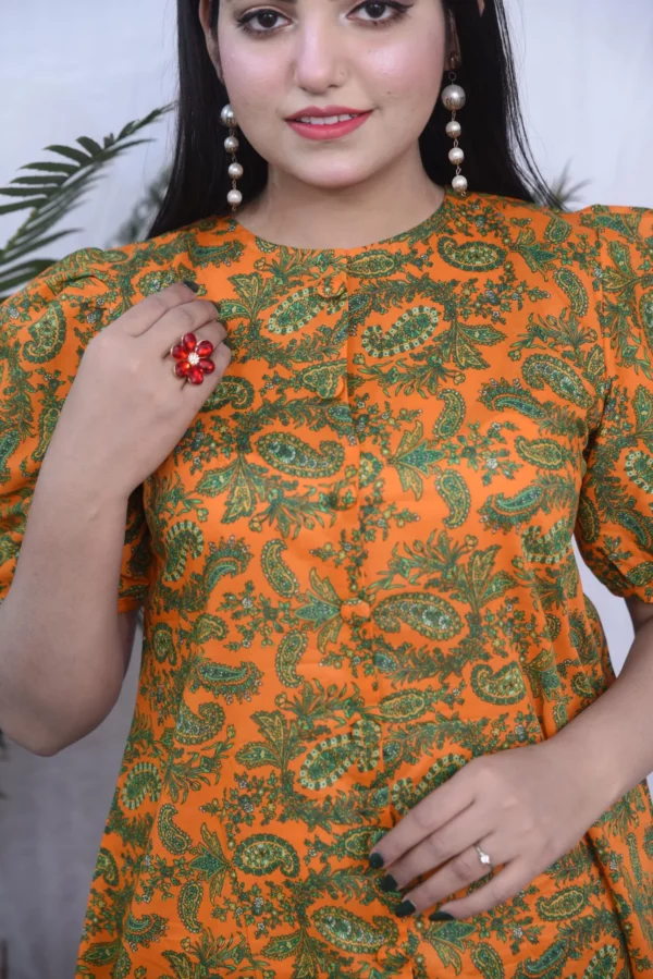 Anara lawn long dress (DS01CYO) - Image 3