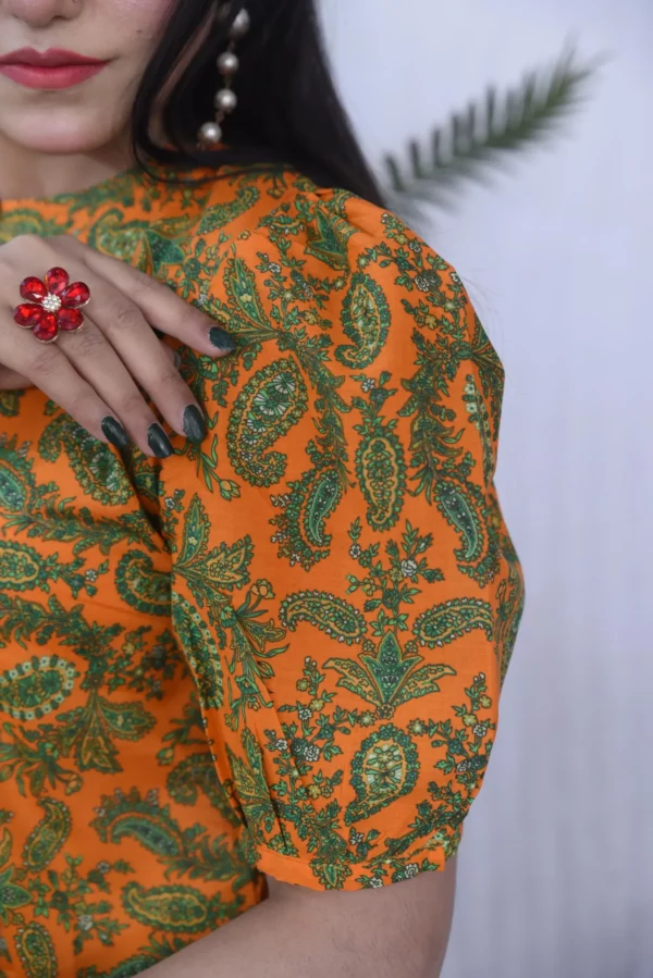 Anara lawn long dress (DS01CYO) - Image 4