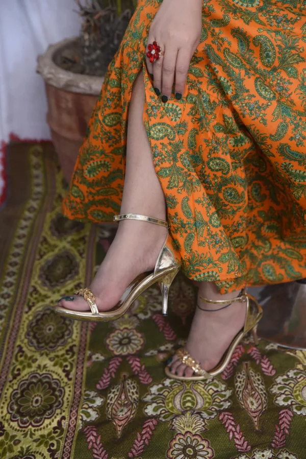 Anara lawn long dress (DS01CYO) - Image 5