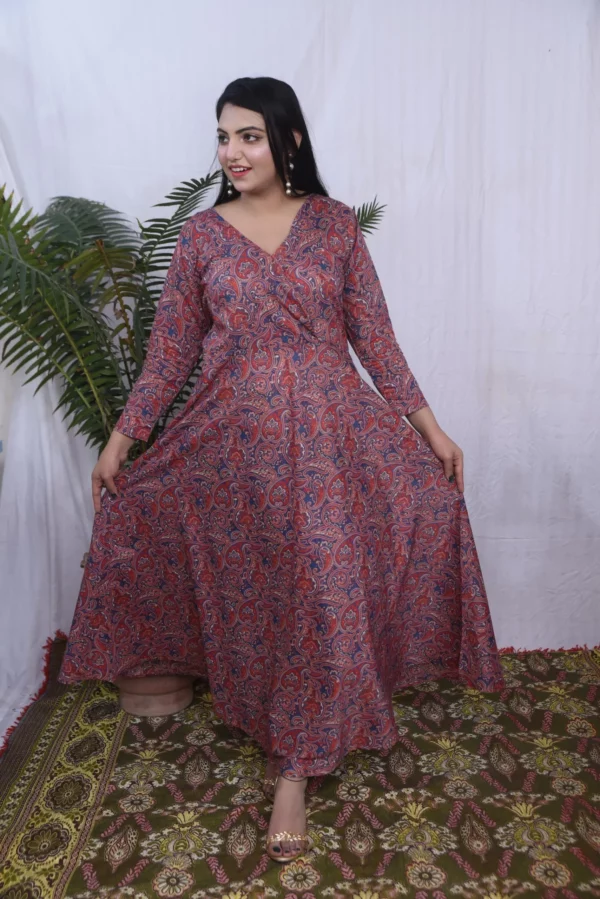 Anara lawn long dress (ds02bvg)