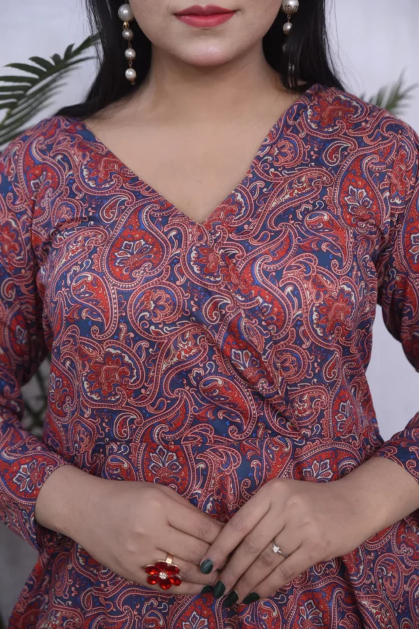 Anara lawn long dress (ds02bvg) - Image 3