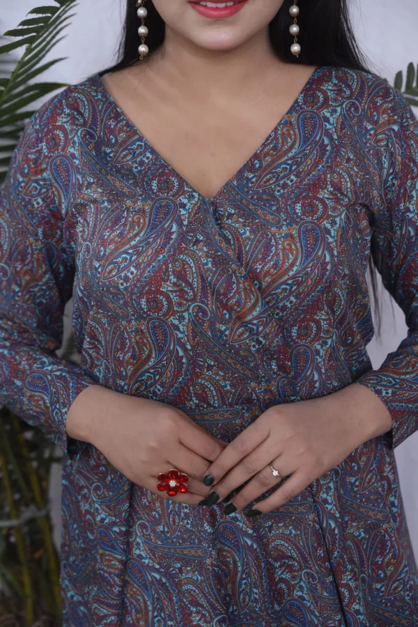 Anara lawn long dress (ds02bvg) - Image 12