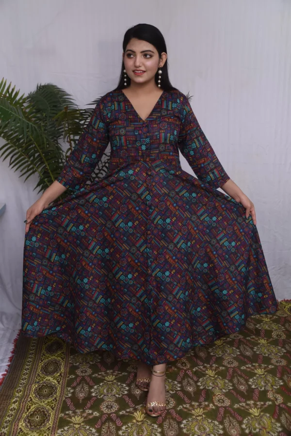 anara lawn long dress (ds05dbp) - Image 8