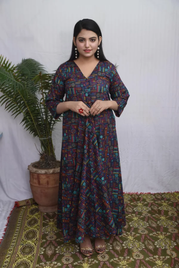 anara lawn long dress (ds05dbp) - Image 5