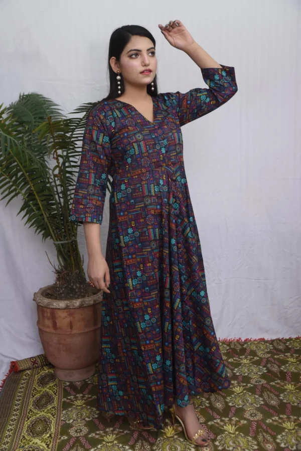 anara lawn long dress (ds05dbp) - Image 7