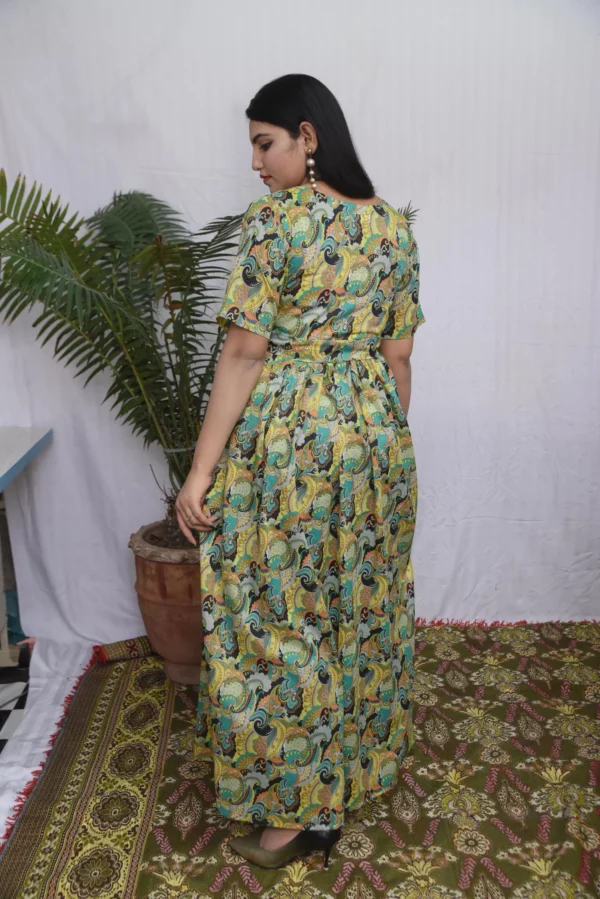 Anara lawn long dress (ds03gcp) - Image 14