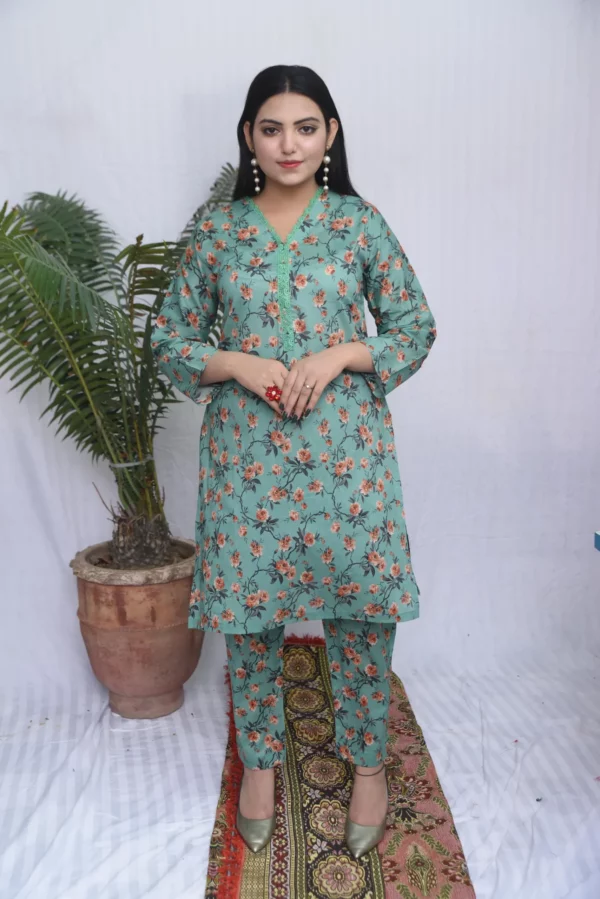 Anara Styles Two Piece Stitched Lawn (DS02WPG)
