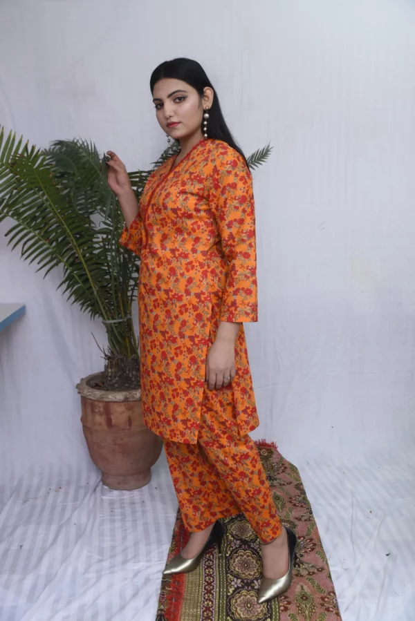Anara Styles Two Piece Stitched Lawn (DS02WPG) - Image 10