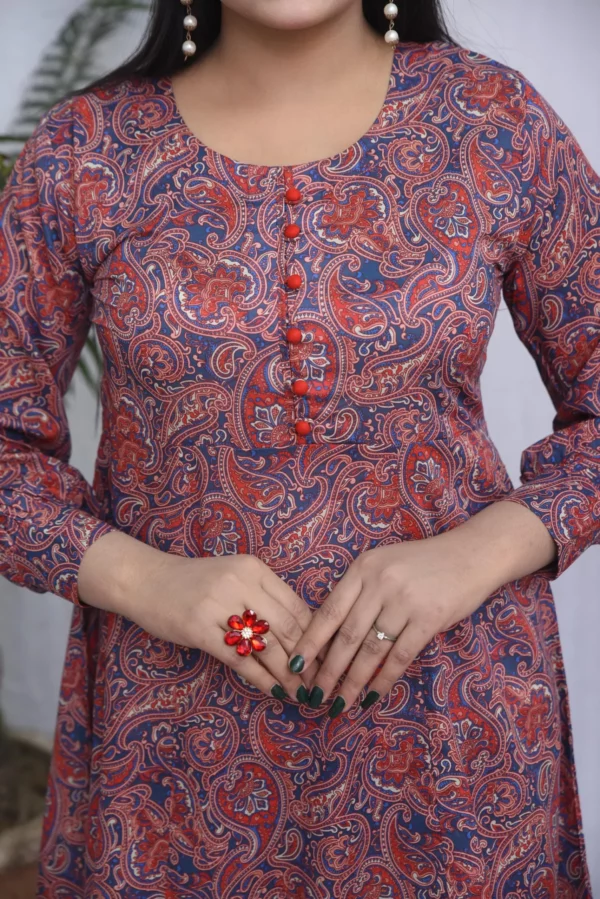 Lawn Long Shirt 2 Pcs (DS04GRB) - Image 7