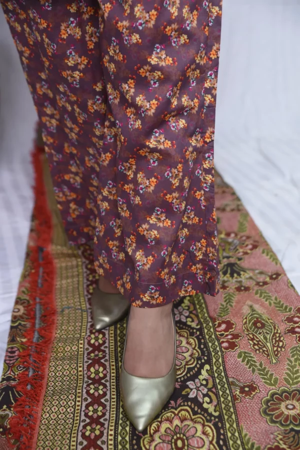 Anara Lawn Short Dress(DS03GBG) - Image 10