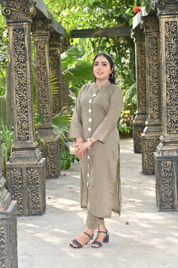 Anara Lawn Two Piece Long Shirt(DS01-1312) - Image 39