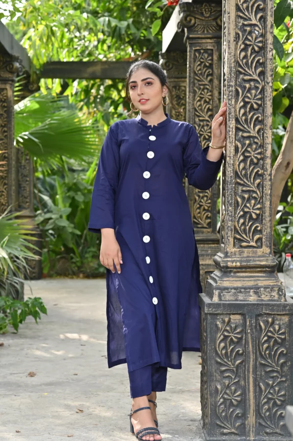 Anara Lawn Two Piece Long Shirt(DS01-1312) - Image 26