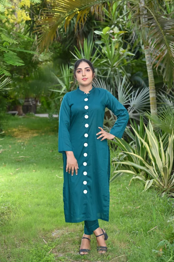 Anara Lawn Two Piece Long Shirt(DS01-1312) - Image 3