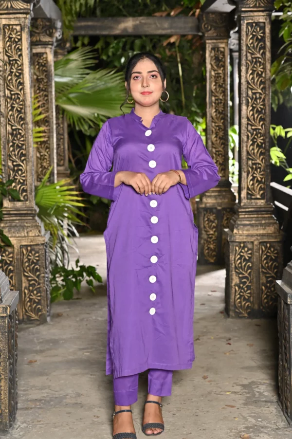 Anara Lawn Two Piece Long Shirt(DS01-1312) - Image 49