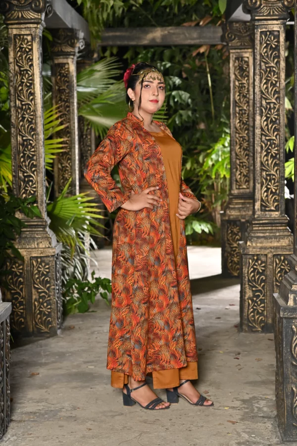 anara lawn 2 piece gown style long shirt (ds01brc13) - Image 8