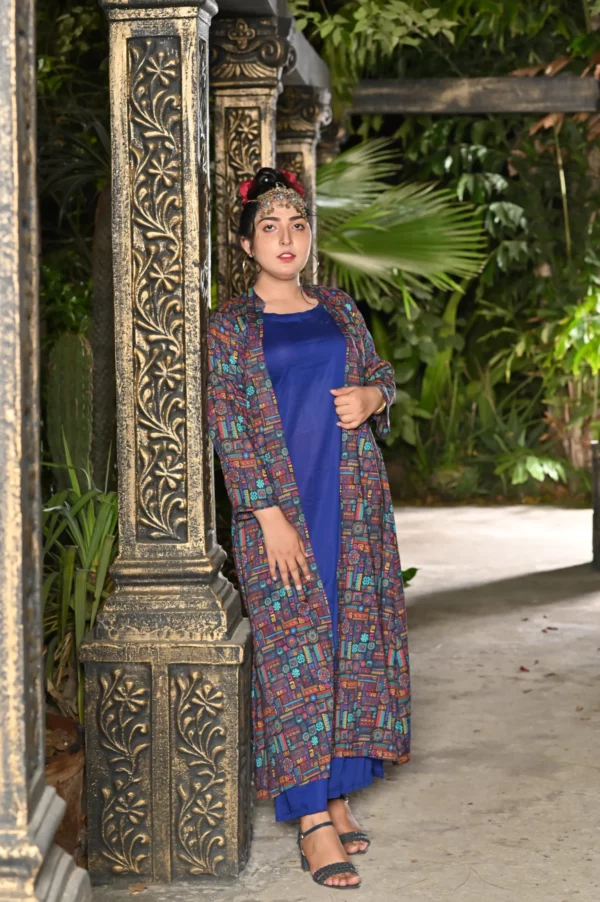 anara lawn 2 piece gown style long shirt (ds01brc13) - Image 14