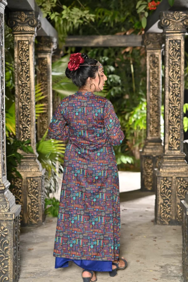anara lawn 2 piece gown style long shirt (ds01brc13) - Image 13