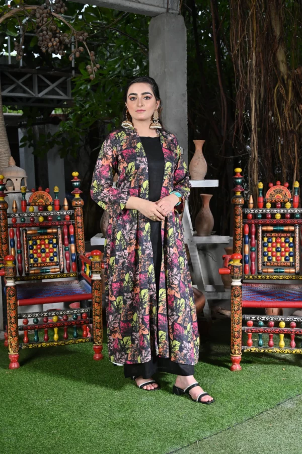 anara lawn 2 piece gown style long shirt (ds01brc13) - Image 3