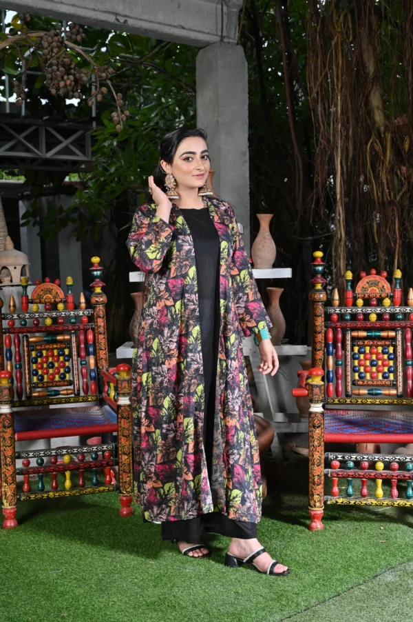 anara lawn 2 piece gown style long shirt (ds01brc13) - Image 2