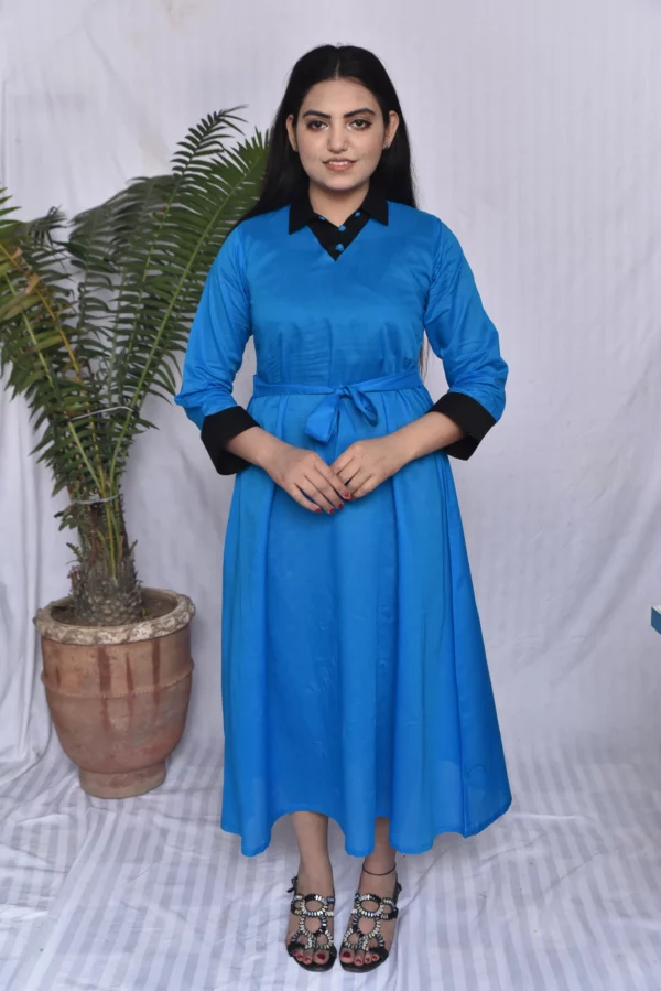 Anara Lawn Long Dress(DS03ARB9) - Image 2