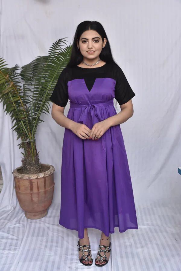 Anara Lawn Long Dress(DS02PYP9) - Image 10