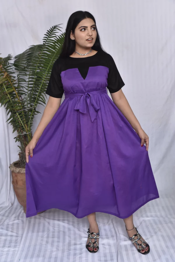 Anara Lawn Long Dress(DS02PYP9) - Image 11