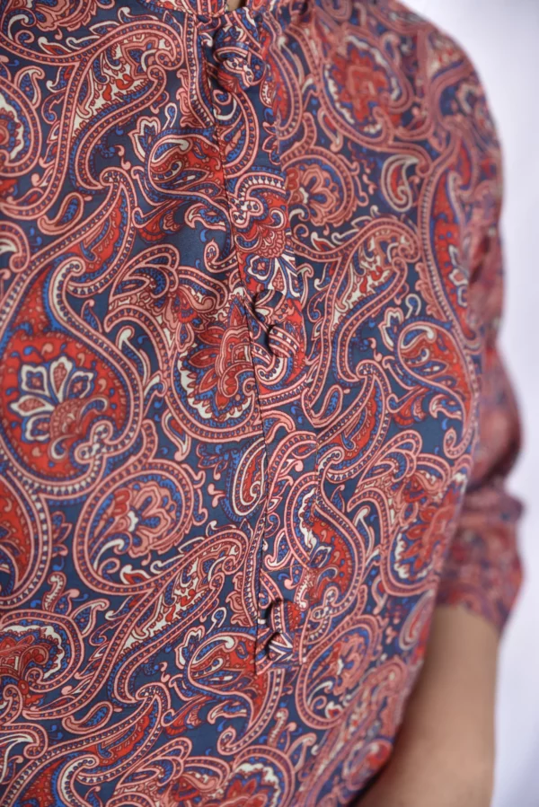 Lawn Two Piece Long Dress(DS08BGR10) - Image 15