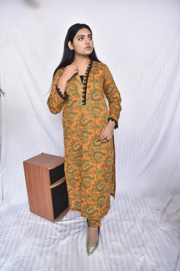 Lawn Two Piece Long Dress(DS09YMG10)